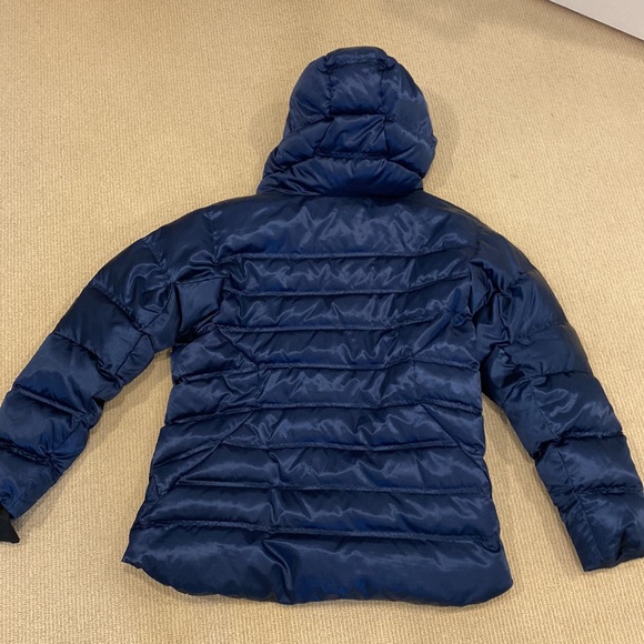 Blue orolay down jacket - Picture 7 of 8